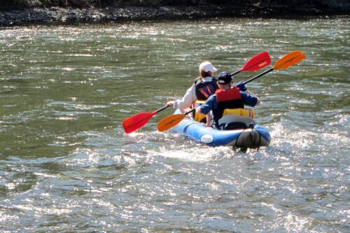Kayak on the Rogue River